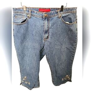 Cosmopolitan Blue Denim Shorts Size 18 EUC